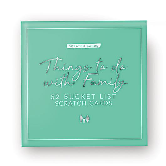 Things To Do With Family Scratch Card
